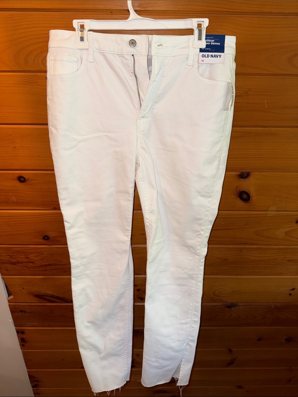 Old Navy White Women's Skinny Jeans